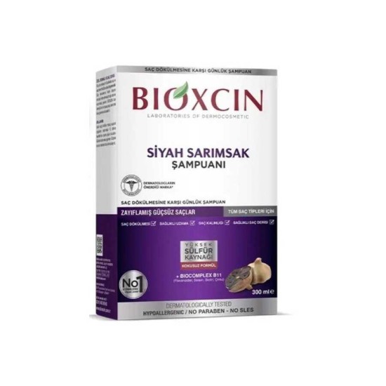 Bioxcin Black Garlic Shampoo 300 ml