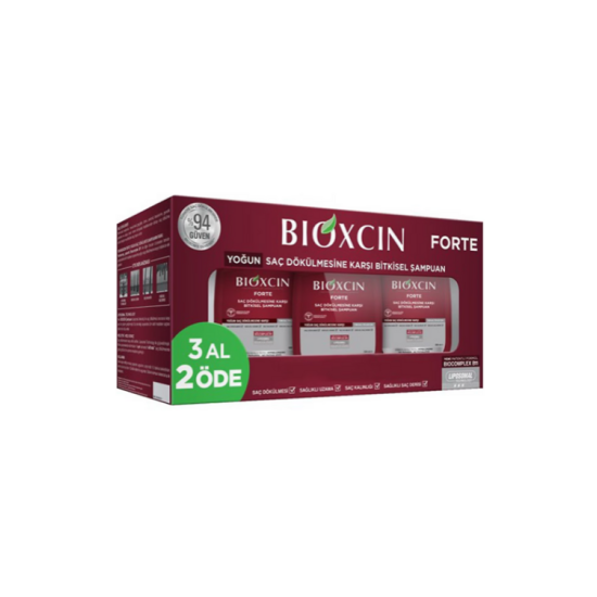 Bioxcin Forte 300 ml×3 shampoo for all hair types