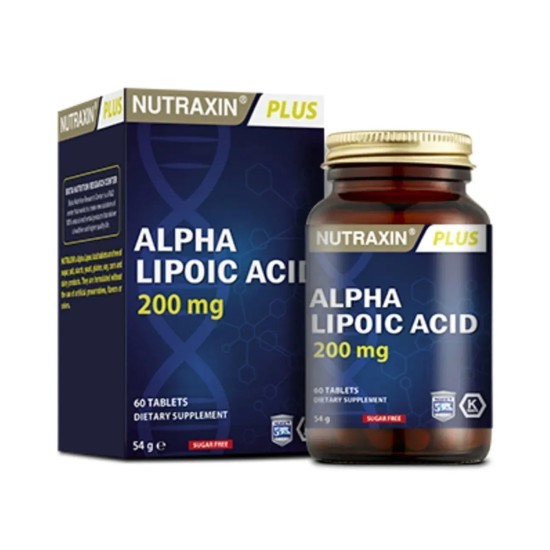 Nutraxin Alpha Lipoic Acid 200 mg 60 Tablets