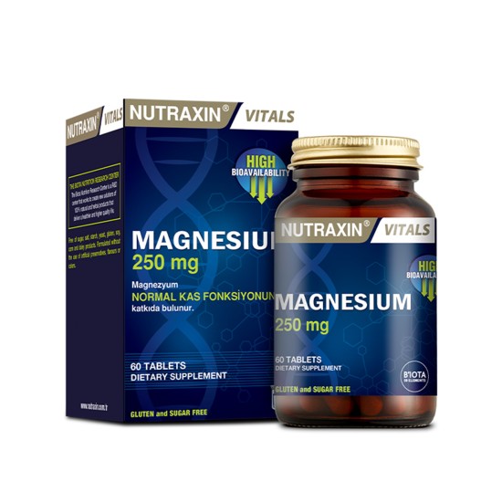 Nutraxin Magnesium 250 mg 60 Tablets