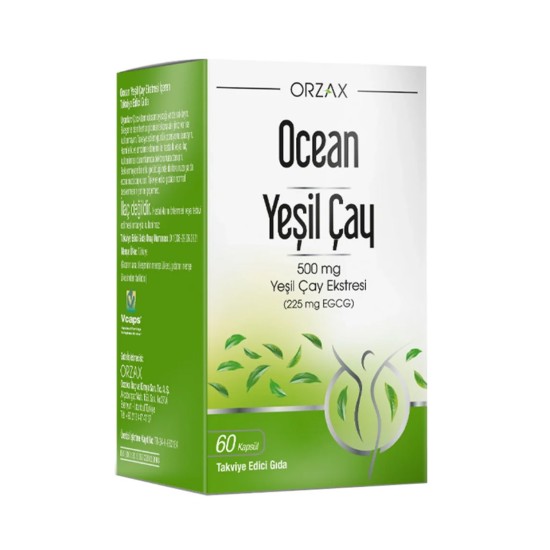 Ocean Green Tea 500 mg 60 Capsules