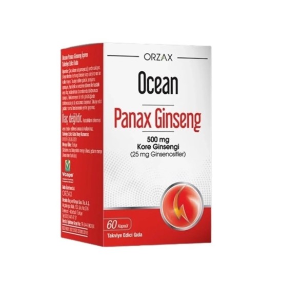 Ocean Panax Ginseng 500 mg 60 Capsules