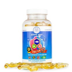 Zühre Ana Omega 3 Fish Oil 1300 mg 200 Capsules Zühre Ana Omega 3 Fish Oil 1300 mg 200 Capsules