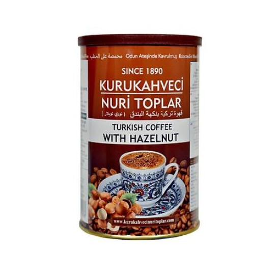 Nuri Toplar Hazelnut Turkish Coffee – 250g